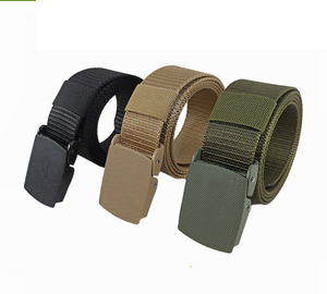 เข็มขัดผ้าใบลายพรางสีดำ สีเขียว สีกากี รุ่น DFW01 พร้อมหัวเข็มขัดโลหะผสมสังกะสี ทนทาน ใช้งานได้ยาวนาน เหมาะสำหรับรองเท้าบูททางยุทธวิธี - Product Image 5