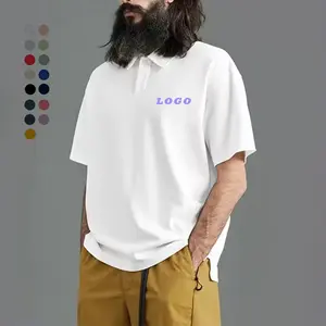 스트리트웨어 제조사 도매 맞춤 특대 남성 POLO 셔츠 순면 폴로 의류
