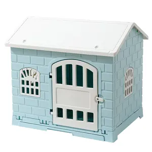 luxury House For Dogs Rain Proof All Season Kennel Outdoor House Cages Large Dog Cage Pet Supplies