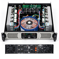 Amplificateur de puissance professionnel en rack 2U 2 canaux 2x400W classe D pour système de sonorisation de scène, DJ, KTV, PA