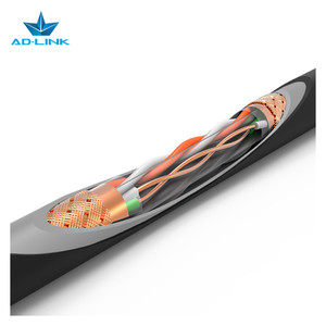 Çin Fabrikası Katı Bakır Çıplak Bakır 1000ft Siyah <span class=keywords><strong>SFTP</strong></span> Cat6a <span class=keywords><strong>Sftp</strong></span> Çift Kılıflı Dış Mekan 305m 23awg Ağ Kablosu - Product Image 6