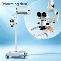 Microscope chirurgical dentaire ALLTION AM2000 à 5 grossissements avec caméra pour traitement endodontique