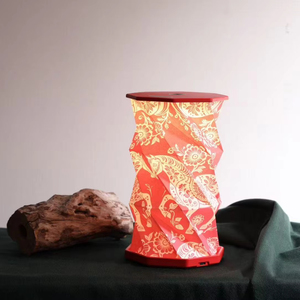 Nuovo pieghevole lampada di carta <span class=keywords><strong>Premium</strong></span> cinese rosso pieghevole lanterna con maniglia per il trasporto sensore Touch Dimmer per anno di 2026 del cavallo - Product Image 5