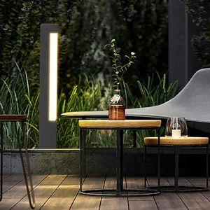 Lawn <b>Lights</b> Outdoor Square <b>LED</b> Garden Lamp Waterproof Aluminum Body <b>Light</b> <b>Sensor</b> 3-Year Warranty - Product Image 2