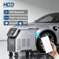 Chargeur électrique portable DC HCD 20KW/30KW/40KW CCS1/CCS2/CHAdeMO/GBT, station de recharge pour véhicules électriques