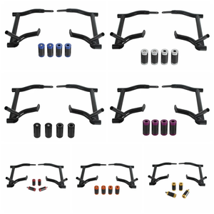 Par de Protectores Anticolisión Terminales para Barras Antichoque, Piezas de Repuesto Mejoradas para Protectores de Carretera Roscados de 1.25 Pulgadas en <span class=keywords><strong>Harley</strong></span> - Product Image 5