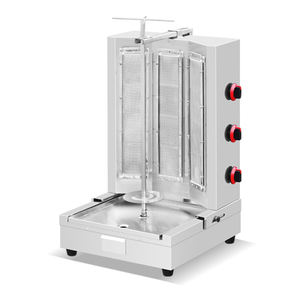 Gran oferta, nuevo acero inoxidable, rotación automática no Manual, Doner Kebab congelado, Gas Lave Rock Grill, <span class=keywords><strong>asador</strong></span>, máquina rotativa Shawarma - Product Image 2