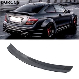 For C-Class W204 4Door ID Style Carbon Fiber Rear Spoiler Trunk Wing 2007-2014 Carbon Fiber - Product Image 1
