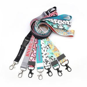 Custom Thermal Transfer Lanyard Safety Release <b>Clip</b> Digital Name Badge Holder <b>Hook</b> for Keys Branding Sublimation Blank Lanyard - Product Image 3