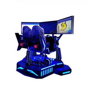 Cockpit de course 9D à mouvement complet en métal, à monnayeur, pour 1-2 joueurs, avec 3 écrans, pour jeux d'arcade et simulateur de course automobile 6 DOF - Meilleures ventes - Product Image 3