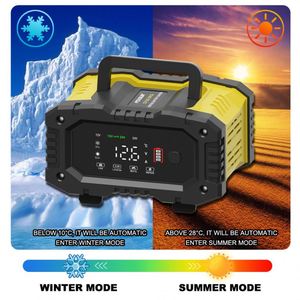 <span class=keywords><strong>Chargeur</strong></span> de <span class=keywords><strong>batterie</strong></span> de voiture intelligent portable pour tondeuse à gazon <span class=keywords><strong>12V</strong></span> 10A / 24V 5A, compatible batteries plomb-acide, AGM, Gel, LiFePo4, avec fonctions de réparation rapide et de charge de maintien - Product Image 4