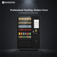 BANDENG 6610Pro 22T Equipo de Venta Automático con Elevación para Programas de Snacks y Bebidas Mixtos, con Pantalla Táctil HD y Múltiples Métodos de Pago