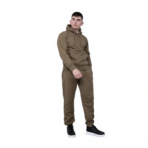 Premium Quality Unisex Tracksuit <b>Set</b> Soft Fabric Pullover Hooded Top <b>Matching</b> <b>Jogger</b> Pants Casual Loungewear Multiple Sizes - Product Image 1