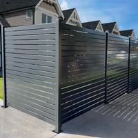 Système de balustrade horizontale en aluminium de qualité ingénierie pour projets immobiliers à l'étranger avec fabrication stable