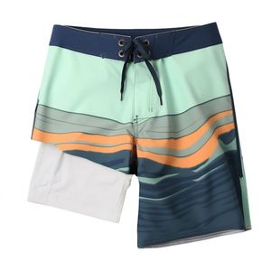 Shorts de bain écologiques pour hommes, style vintage streetwear, vente en gros, vêtements de surf, shorts de fitness - Product Image 4
