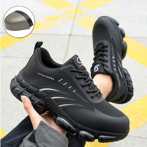 热卖男士工业安全鞋防刺穿防滑钢趾运动鞋厂家用 - Product Image 1