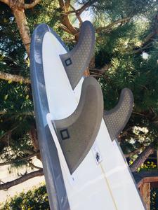 Aleta <span class=keywords><strong>de</strong></span> Surf <span class=keywords><strong>de</strong></span> <span class=keywords><strong>Fibra</strong></span> <span class=keywords><strong>de</strong></span> <span class=keywords><strong>Carbono</strong></span> Negra <span class=keywords><strong>de</strong></span> 106 mm, Personalizada, para Tabla Larga, Deportes Acuáticos, Venta Caliente - Product Image 3