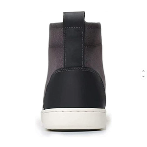 Zapatillas de Lona con Cordones y Punta Redonda, Color Negro y Blanco, Suela de PVC/EVA, Entresuela de TPU, Parte Superior de PVC Transpirable - Product Image 2