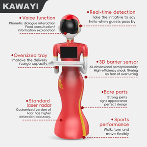 KAYIWA intelligente consegna commerciale Robot per il ristorante e bar servizio cameriere umanoide Robot per l'automazione - Product Image 4