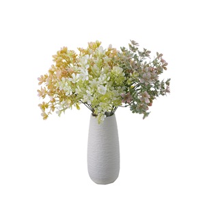 Bouquet de fleurs artificielles CallaFloral blanc rose vert en plastique pour mariage et décoration intérieure INS Craft YC1068 - Product Image 5