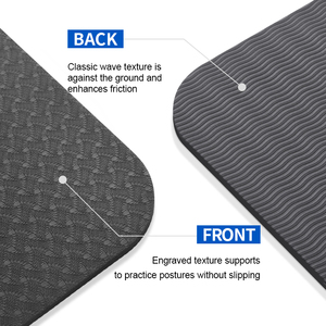 <b>Yoga</b> <b>Mat</b> Factory Custom <b>Yoga</b> <b>Mat</b> Logo High Quality Wholesale Non Slip TPE <b>Yoga</b> <b>Mat</b> - Product Image 6