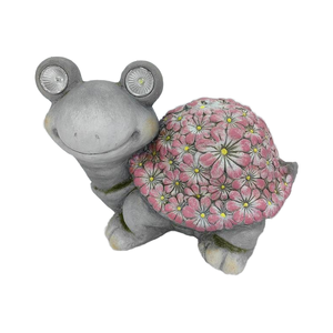 Decorazione cortile esterno fantasia oggetti in resina protezione ambientale solare LED statua animale scultura all'aperto in resina - Product Image 1