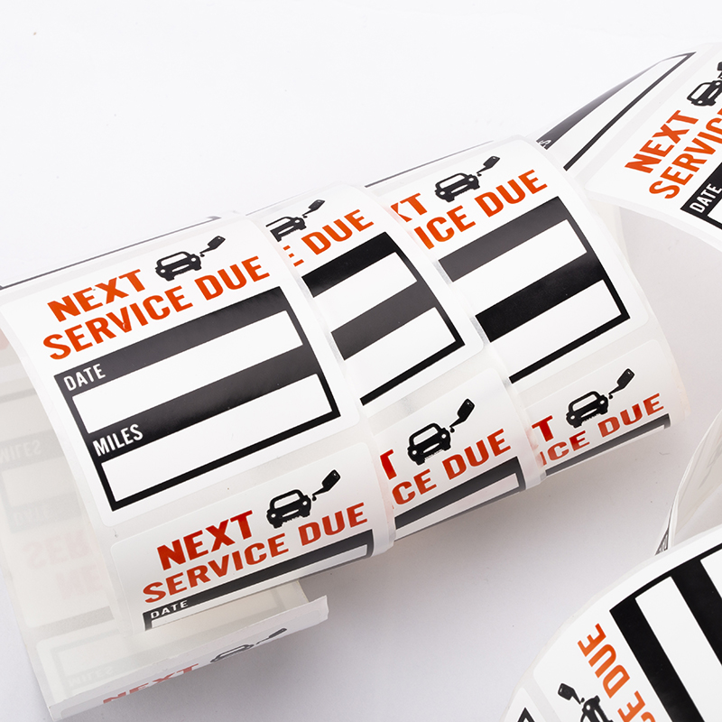Highly Adhesive Waterproof PP Film Self-Adhesive Scratch Resistant UV Printing Logo Paper Adhesive Sticker Economical for