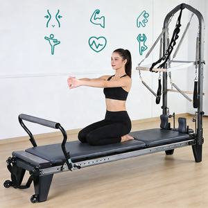 Reformer Pilates d'occasion ONEMAX avec tour à vendre, Reformer Pilates avec tour, exercices de demi-trapèze Pilates - Product Image 6