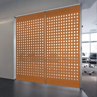 Panneau acoustique en feutre de polyester pour séparation de pièce suspendue, 100% fibre de polyester, panneau en PET