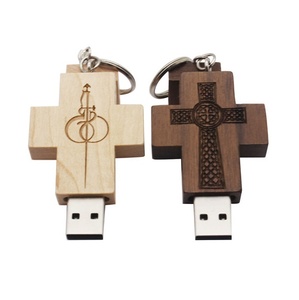 Christian Nhà Thờ Tổ Chức Sự Kiện Đảng Quà Tặng Biểu Tượng Tùy Chỉnh 8GB 16GB 32GB Bằng Gỗ Hình Chữ Thập CLE USB Flash Memoria Stick Bút Ngón Tay Cái Ổ Đĩa - Product Image 6