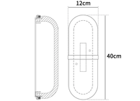 Applique murale LED minimaliste en laiton et albâtre en forme de capsule pour chevet, couloir, miroir de vanité, éclairage décoratif intérieur