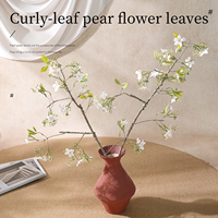 Arbre de fleurs artificielles fait main, fleurs mélangées, décoration moderne pour mariage, maison, fenêtre, plafond, respectueux de l'environnement, durable