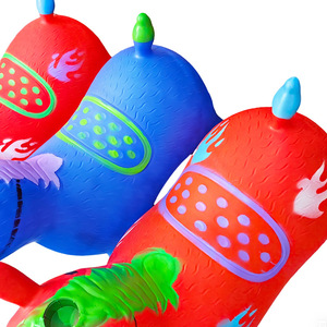 Caballo Inflable <span class=keywords><strong>de</strong></span> PVC <span class=keywords><strong>para</strong></span> Niños, Juguete Musical, Montura <span class=keywords><strong>de</strong></span> Goma Reforzada <span class=keywords><strong>para</strong></span> 0-24 Meses, Venta al Por Mayor - Product Image 4