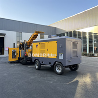 Compresseurs d'air mobiles portatifs de 25Bar pour des plates-formes de forage de mine de puits
