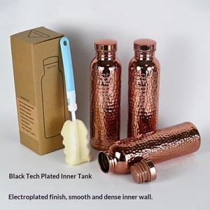 Luxury Plating <strong>Copper</strong> <strong>Water</strong> <strong>Bottle</strong> 800ml Stainless Steel Lab-Tested Ayurveda <strong>Copper</strong> Drinking <strong>Copper</strong> Vessel <strong>Bottle</strong> for Women Men - Product Image 3