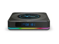 Android OTT Set Top Box Dengan Remote Kontrol Suara, Pemutar Video 4K, WiFi, Kotak Media TV Rumah