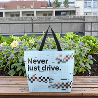 Ouye Rpet laminé Non tissé sac étanche écologique personnalisé impression logo réutilisable épicerie pliant sac à provisions