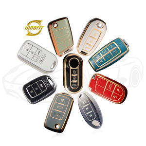 Innofit TPU chìa khóa xe Bìa Fob trường hợp nhà máy cho Nissan Genesis <span class=keywords><strong>Infiniti</strong></span> ghế Skoda Fiat Dodge Chrysler Dacia phụ kiện - Product Image 1