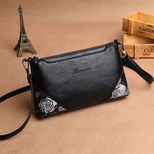 Women Branded Trend Hand Bag Female Causal Shoulder Handbags Embroidery Thread <b>Small</b> PU Leather Crossbody Bags - Product Image 1