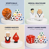 Jouet Squishy Sportif Personnages Football Basketball Soccer – Coffret Cadeau Anti-stress pour Vente en Gros Transfrontalière et Fourniture de Nouveautés au Détail