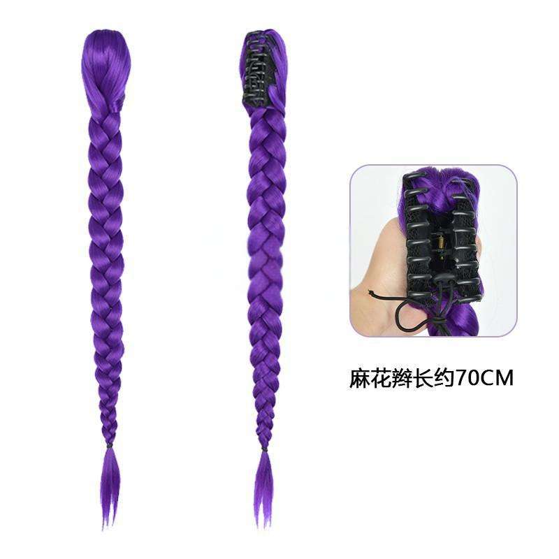 กิ๊บหนีบผมทรงกรงเล็บ [สีม่วงเข้ม] 70 ซม. 172 กรัม