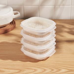 Boîte à bento japonaise à compartiment unique, compatible micro-ondes, pour riz, chauffable au micro-ondes, compatible réfrigérateur - Product Image 3