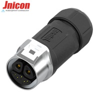 Jnicon 30A 300V MJ24 connecteurs d'alimentation étanche IP67 Xlr connecteur 7P prise femelle et mâle connecteur d'alimentation pour désherbeur