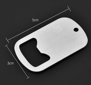 스테인리스 스틸 독택 병따개 키링 키체인 - Product Image 2