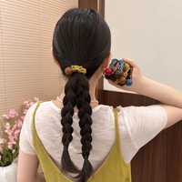 YAOYU Élastique à cheveux haut de gamme avec nœud, pour femme, très élastique et durable, en caoutchouc, sans risque de blessure