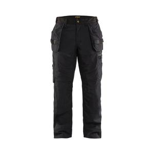 BLAKLADER - 150025179900D96 Pantalon d'artisan X1500 Softshell Noir-PANTALON DE TRAVAIL EAN 7330509394847 PANTALON DE TRAVAIL CARGO - Product Image 1