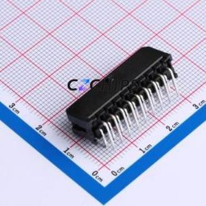 X3025WR-2x09B-46SN Wire-to-<b>Board</b> <b>Pin</b> Header Bent Lead Through Hole,P=3mm Connector 2x9P 3mm Right Angle Insert 18P - Product Image 2