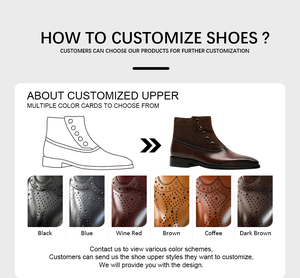 Bottes Chelsea tendance pour hommes, en cuir véritable, à fermeture éclair, pour le bureau et les soirées, idéales pour l'hiver - Product Image 5