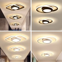 Plafonniers LED modernes décoratifs pour la maison, chambre à coucher, salon, luminaires ronds à montage en surface, vente chaude, plafonniers d'intérieur