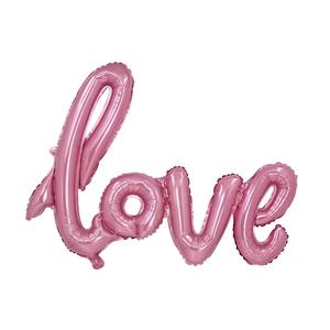 Decoraciones para Fiesta de San Valentín, Globos de Helio con la Frase 'Te Amo', Globos Metalizados en Forma de Letra 'Amor' en Oro Rosa, Dorado y Rojo - Product Image 4
